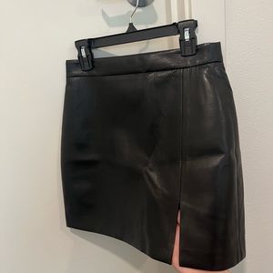 Aritzia Wilfred Mini Skirt, Black, Size 0